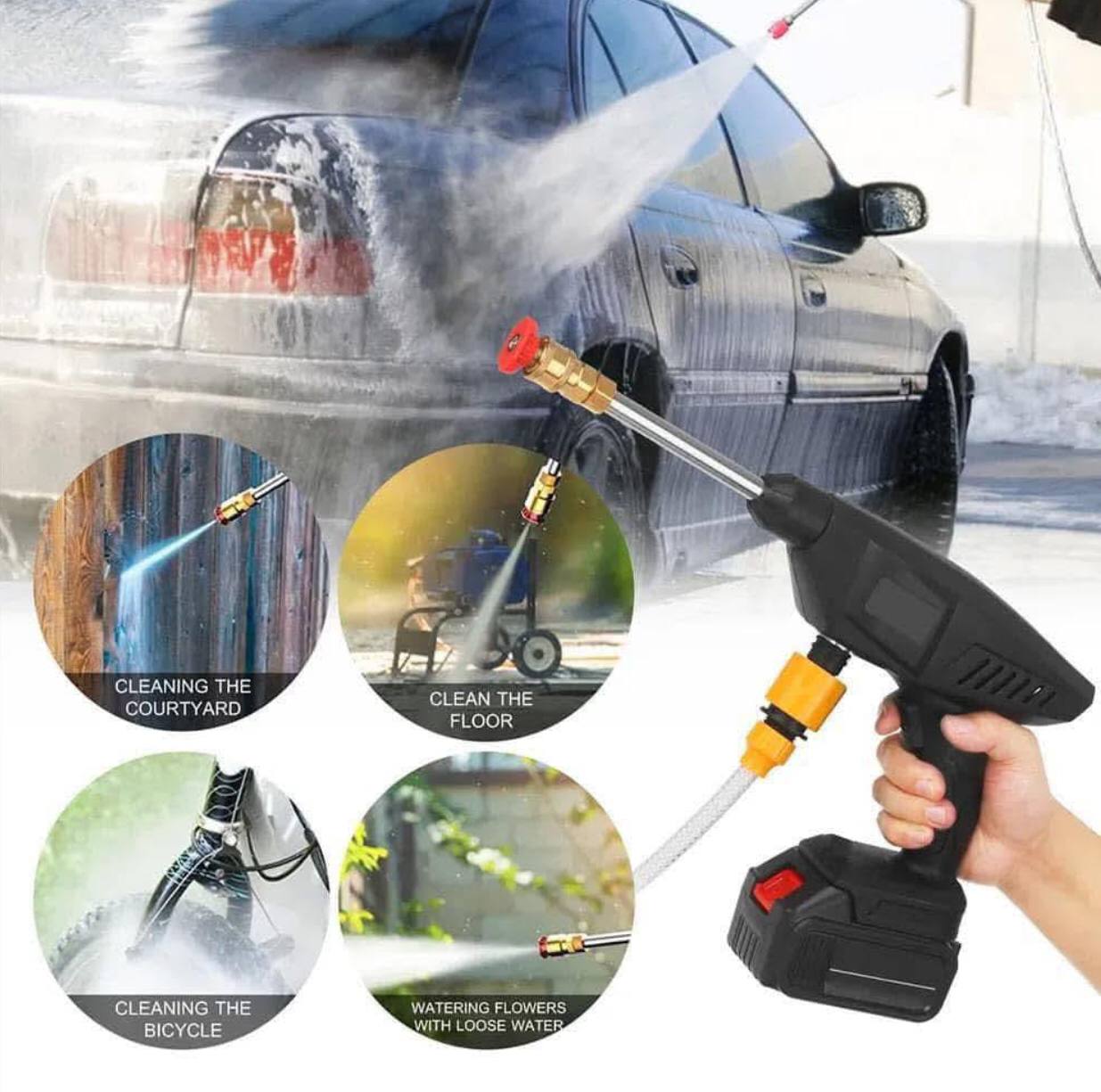 Recharge carwash gun