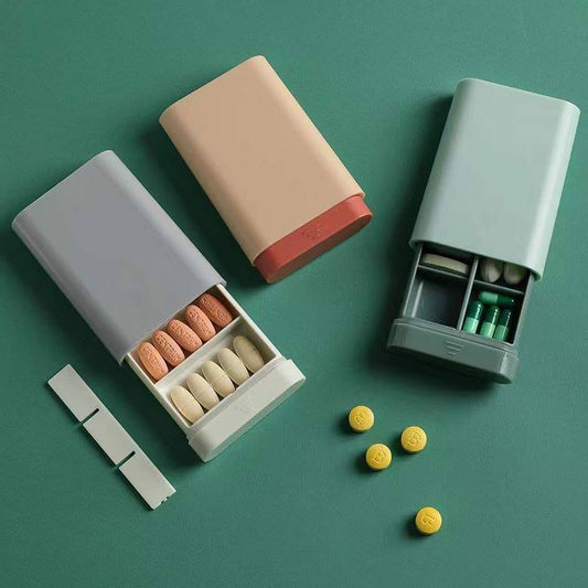 Nordic style pill (medicine) organiser.
