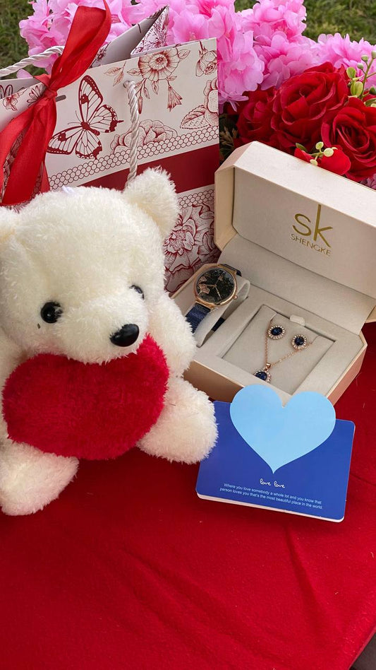 SK GIFT SET WITH BEAR/DOLL