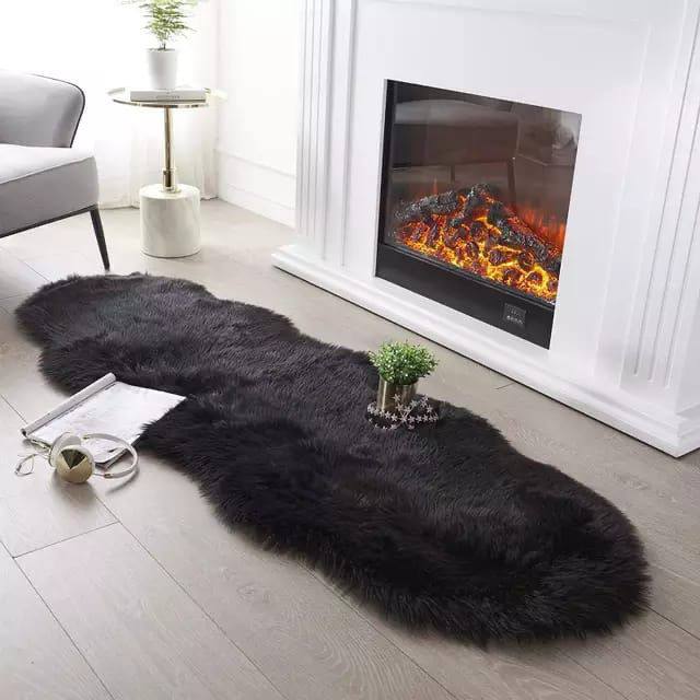 Faux Fur Multipurpose Decorative Throw Rugs