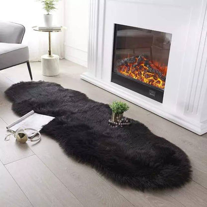 Faux Fur Multipurpose Decorative Throw Rugs
