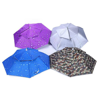 Double layer head supported umbrella