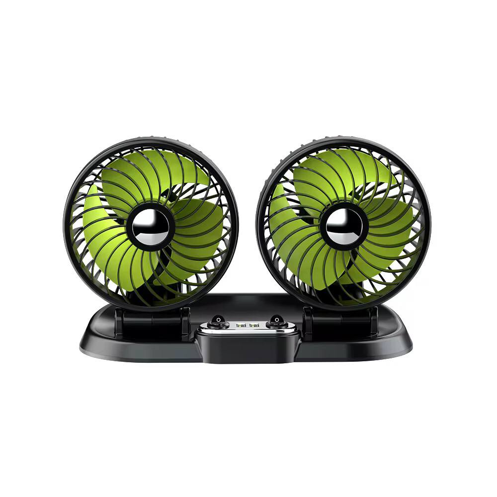 2 speed Double headed vehicle fan (Car Cigar lighter DC powered)