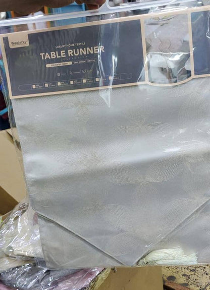 Simple elegant rectangular table runners