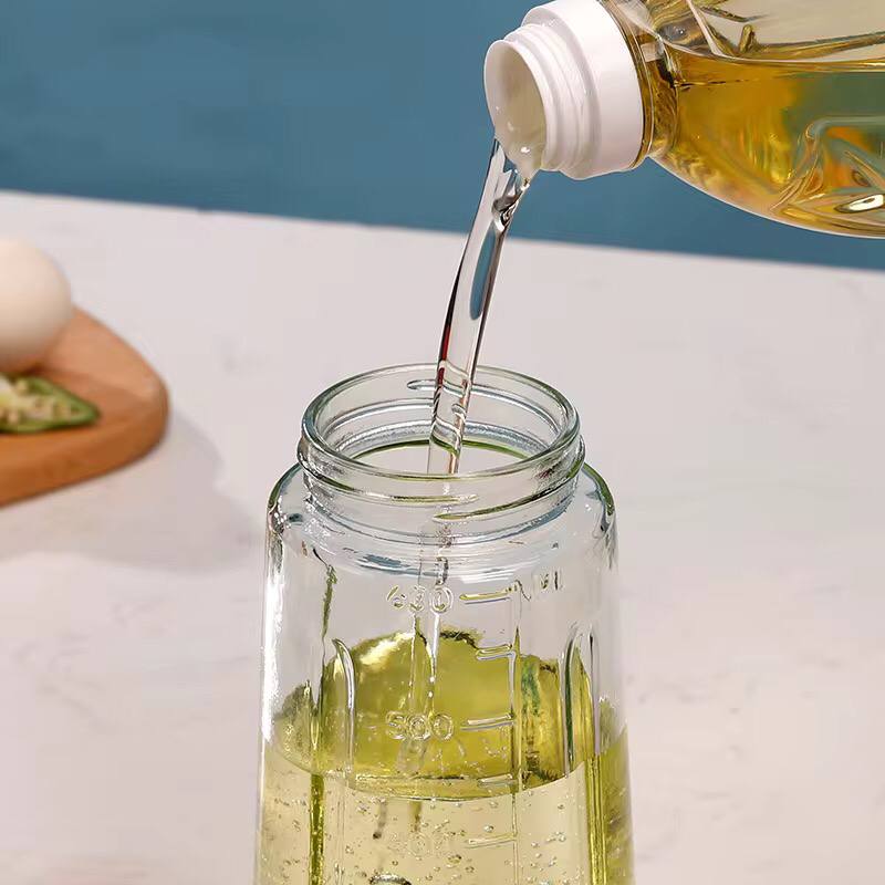 Glass Automatic oil dispenser .