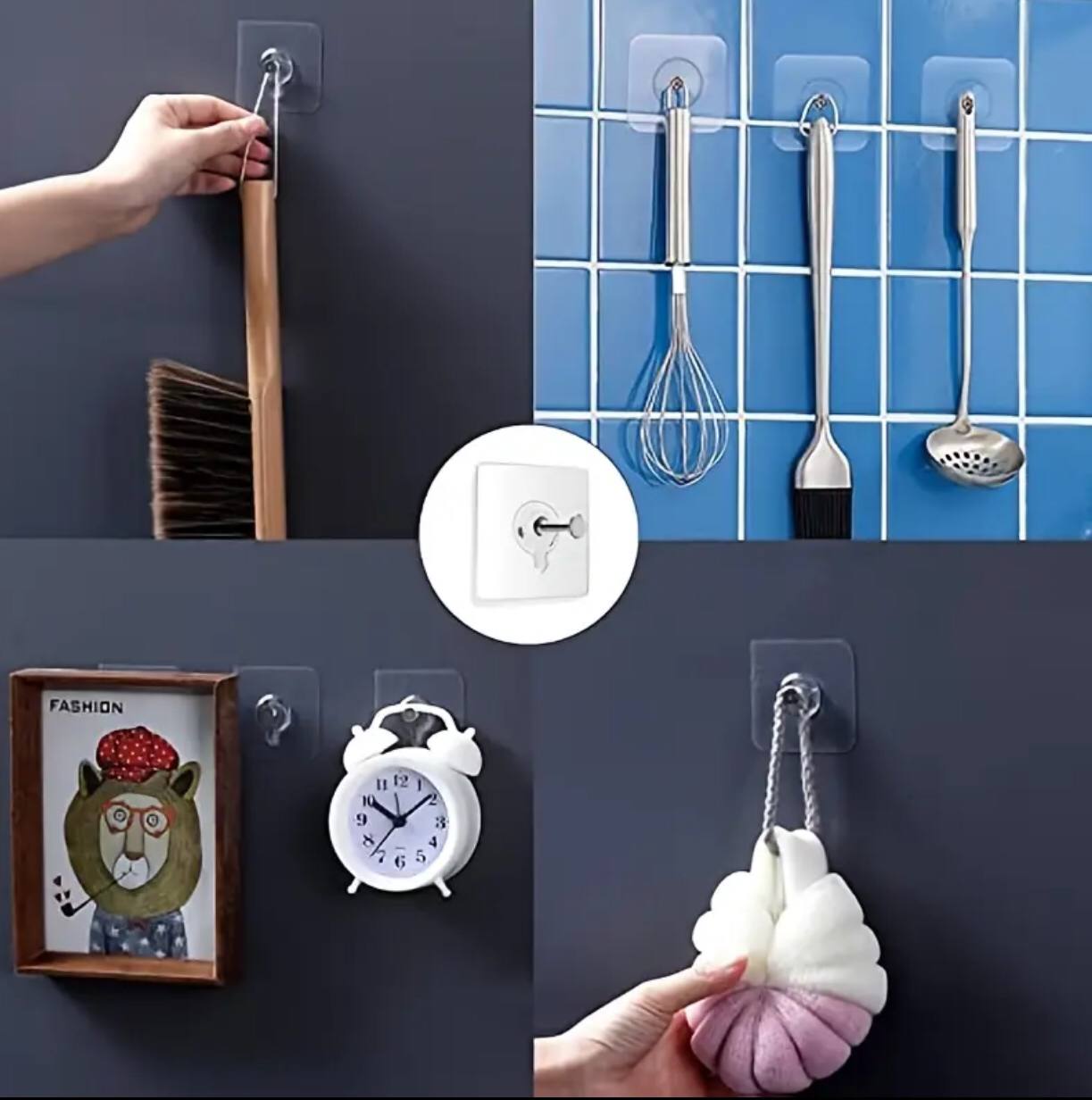 self adhesive stickers with hook