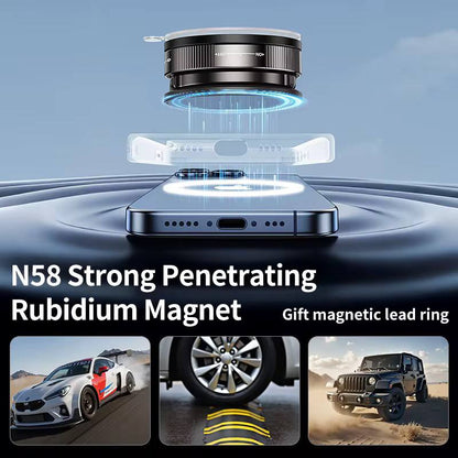 Magnetic smart cell phone holder, 360 Degree Multi-Angle Rotation Car Desk Wall Vacuum