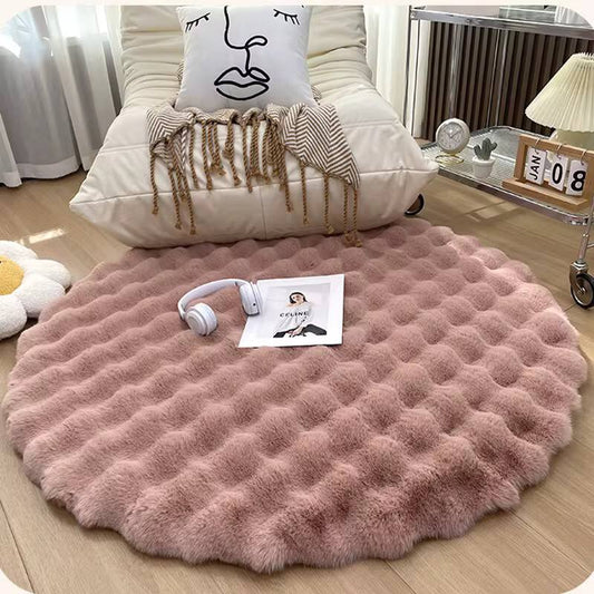 Fluffy Round Plush Rugs