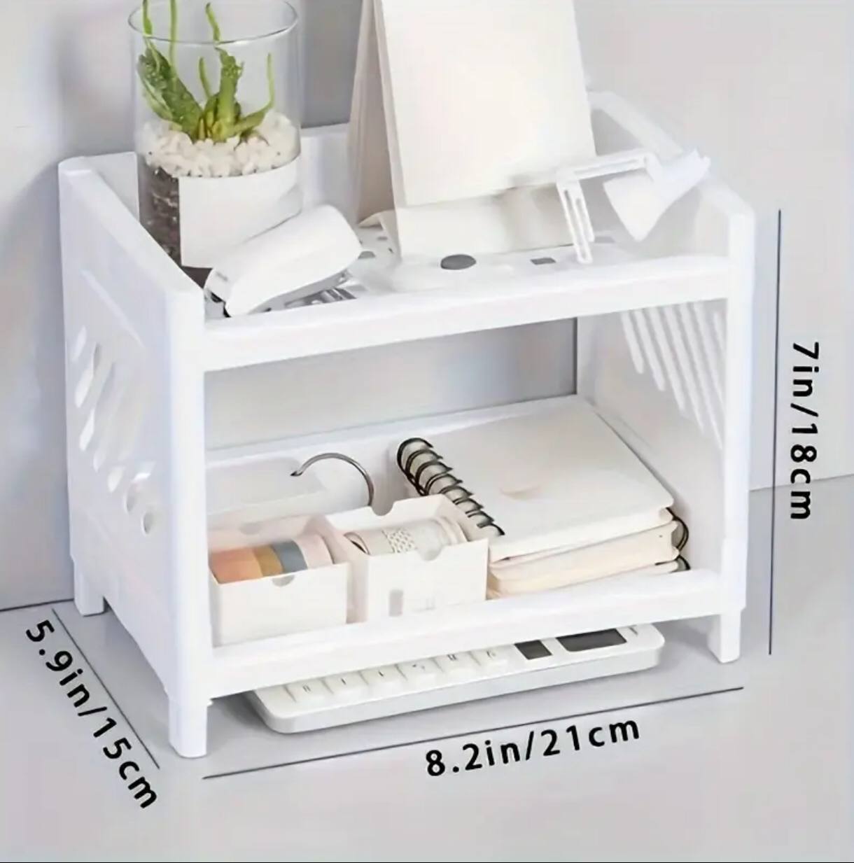 Double Layer Desktop Storage Rack