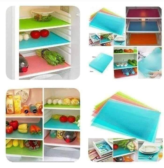4pcs pvc fridge mats
