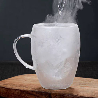 Elegant Double-Walled Glass Design – Keeps beverages hot while the outer layer stays cool to touch