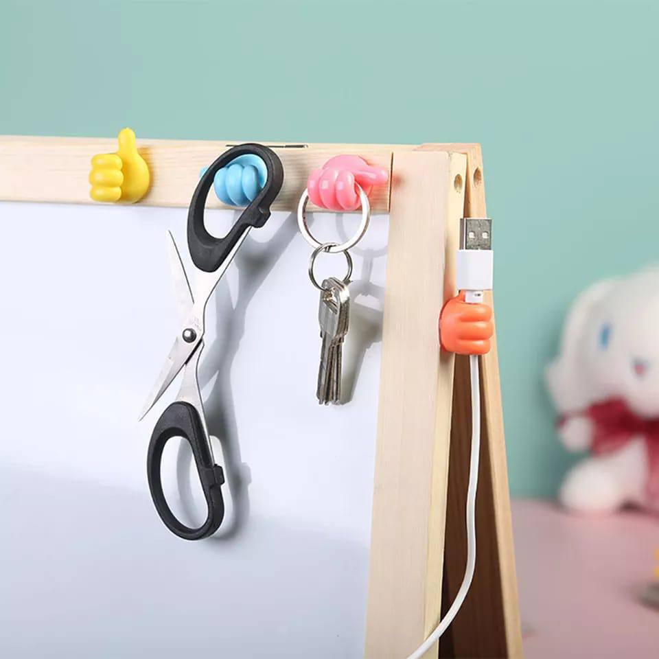 Self adhesive thumb hooks 
5 pieces