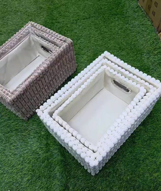 3 in 1 Mulit-purpose Storage Baskets with Handles.