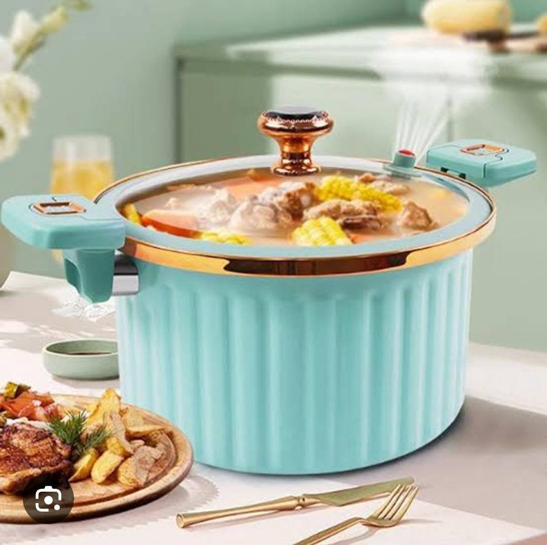 Single piece Roma 10L Nonstick mini pressure cooker sufuria now available in lilac blue colour
