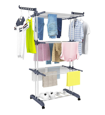 3 Layer Portable / Movable Cloth Drying Rack