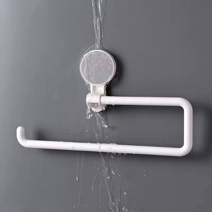 Traceless bathroom wall mounted paper holder/ towel rack