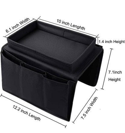 Couch sofa arm rest organizer