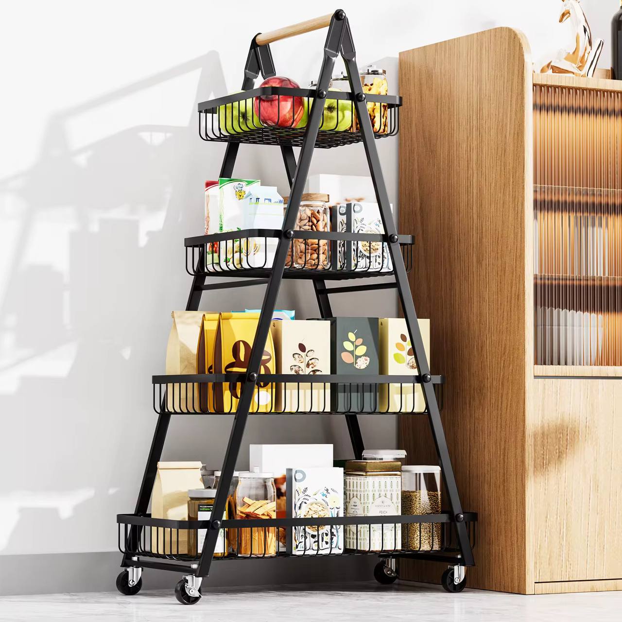 4 layers Multifunctional rack