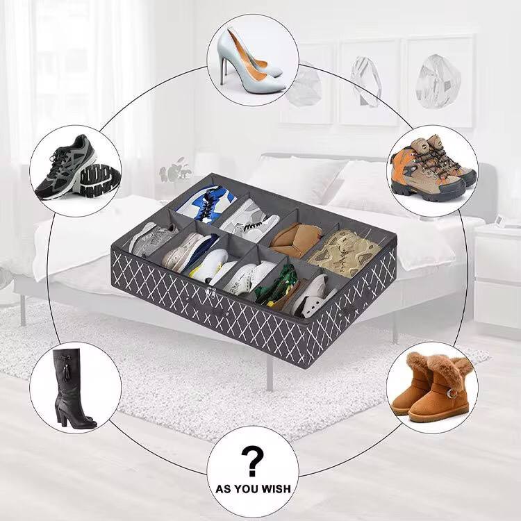Under bed breathable Shoe storage bag