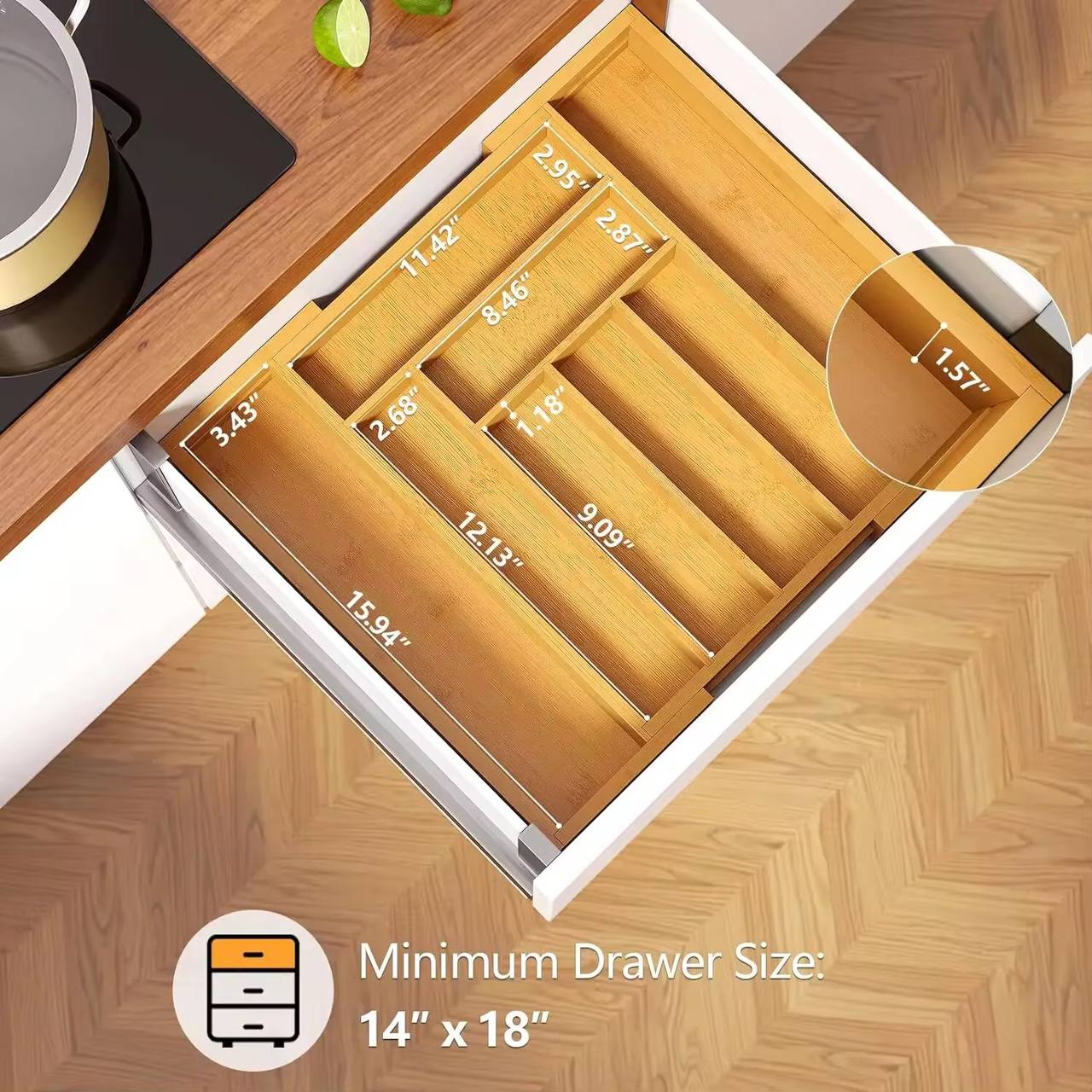 Multifunctional Bamboo organizer