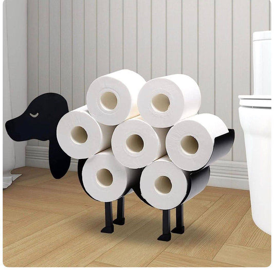 Creative Toilet Paper Holder – Metallic Finish