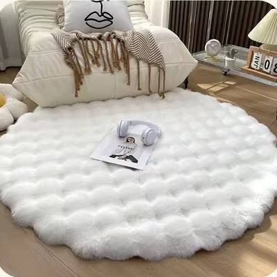 Fluffy Round Plush Rugs