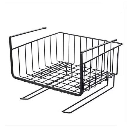 Under the cabinet partition hanging basket