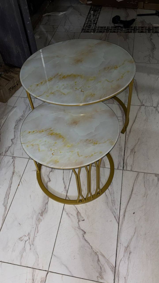 marble top Nesting tables