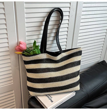 Women Handmade Bohemian style Strip fashioned Tote/Handbag