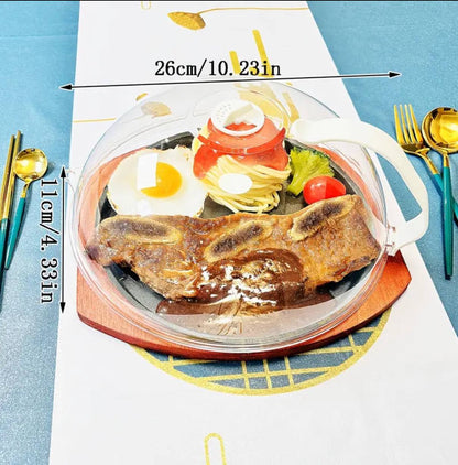 High temperature resistance microwave food cover