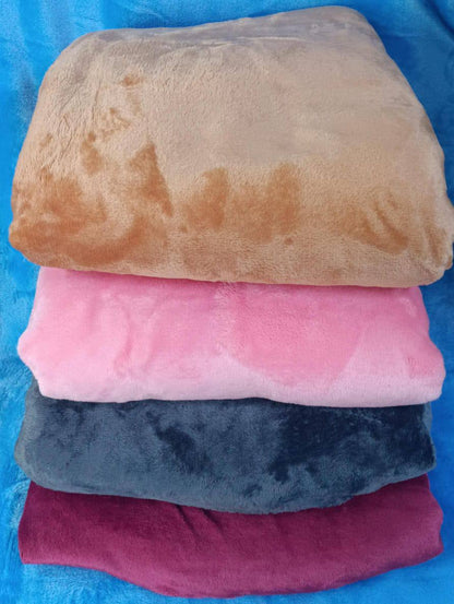 Plain warm Fleece/Throw Blankets