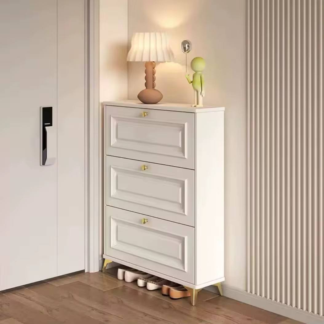 Modern luxury Bucket flip shoe cabinet