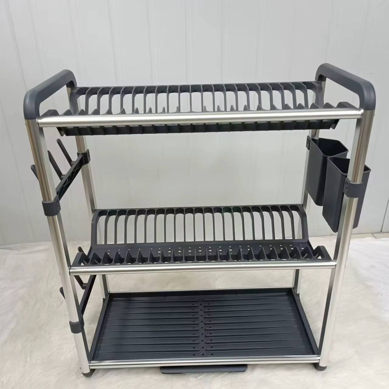 Premium Quality 3Tier Aluminium Dish Drainer