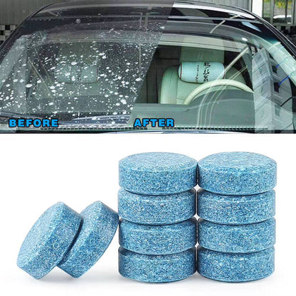 Car windscreen effervescent cleaning Tablets