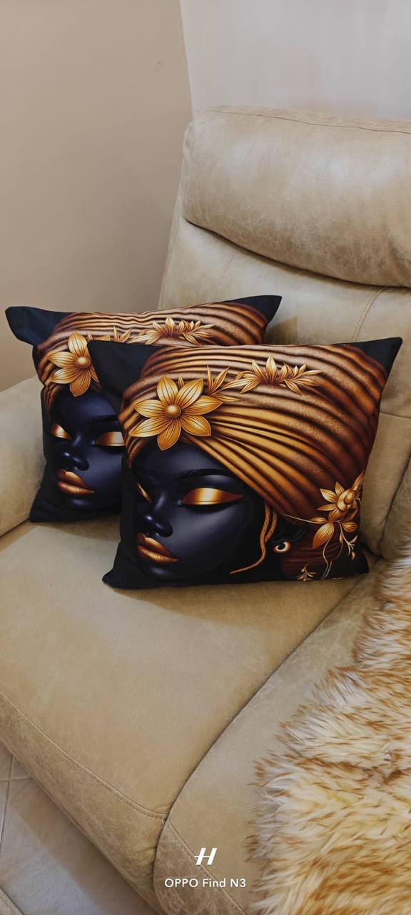 African themed cushion covers