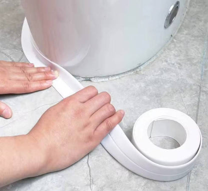 Sealing Tape Strip Bathroom Shower Sink Bath White Pvc Self Adhesive Waterproof Wall Stickers