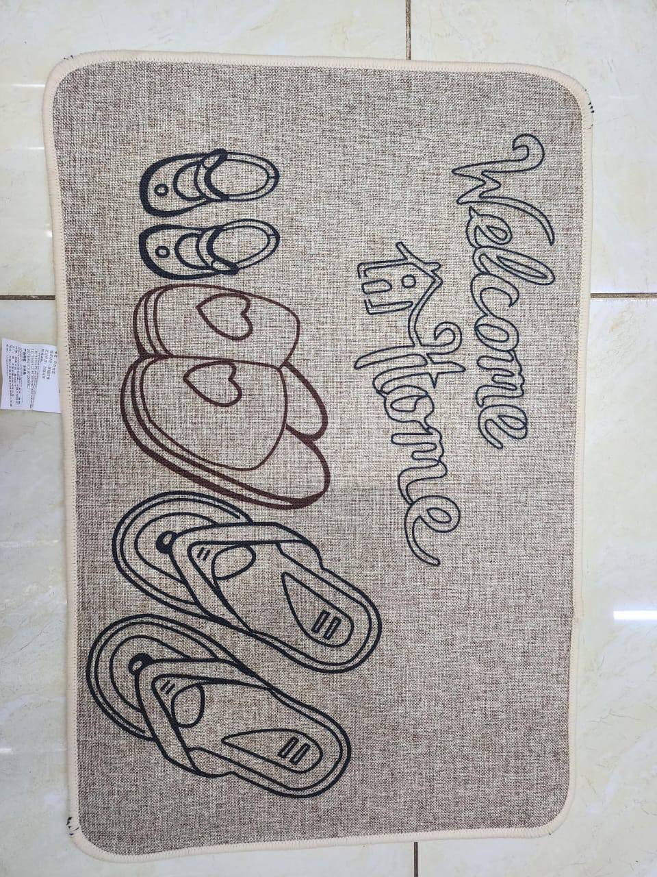 Novelty entry door mat