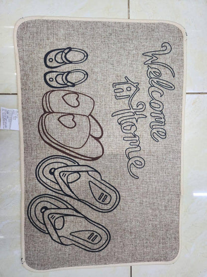 Novelty entry door mat