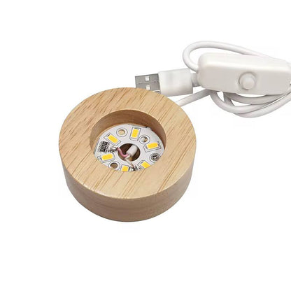 3D Earth Crystal LED Ball Night Lamp Warm Light - Compact USB Wall Charger 5V1A Output 1 For Birthday Christmas Astronomy Space Gifts For Boys Girls (Crystal Earth)