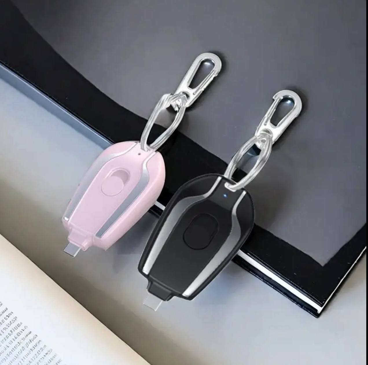 Key chain emergency charger power bank