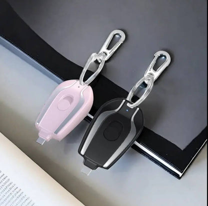 Key chain emergency charger power bank