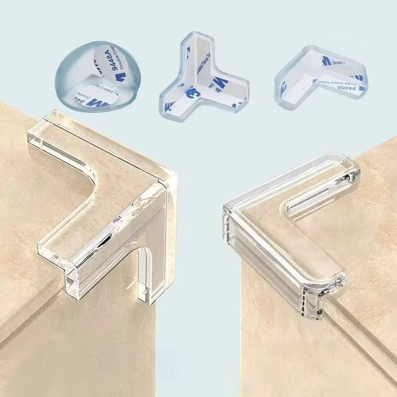 Baby proofing silicone corner edge protector 4 piece
