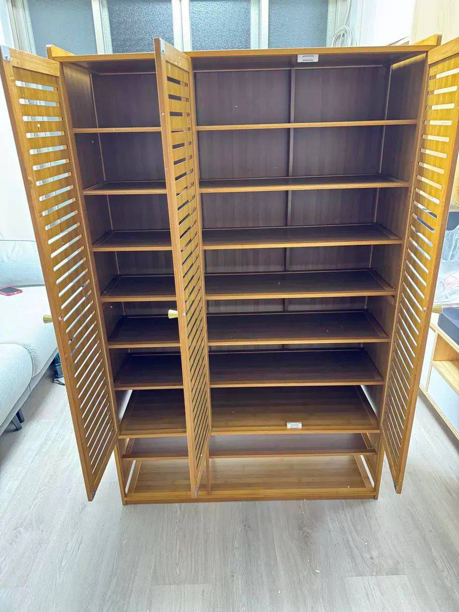 10-Tier Bamboo Shoe Cabinet