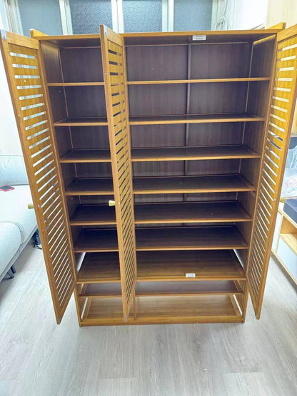10-Tier Bamboo Shoe Cabinet