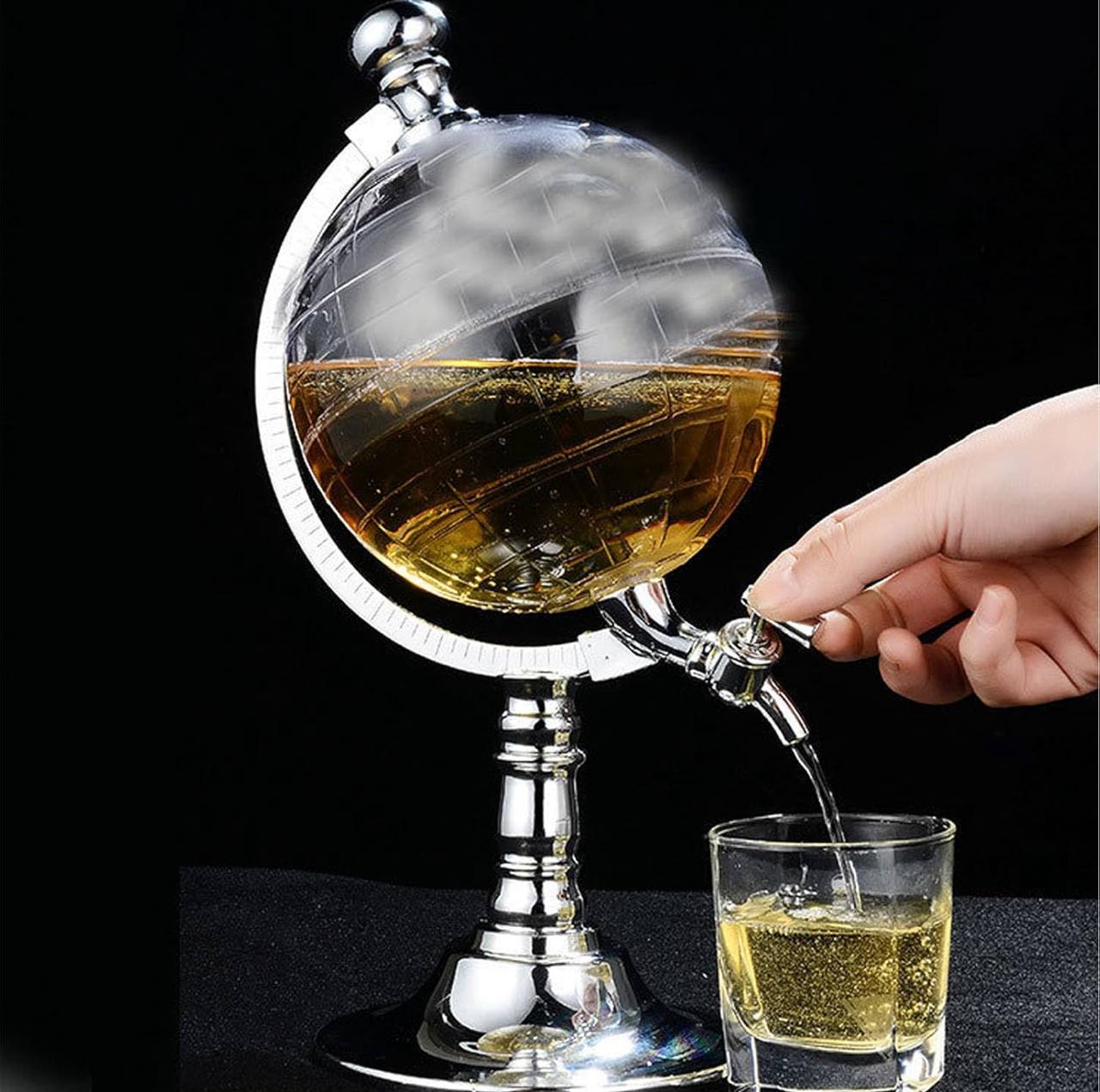 Globe wine dispenser
