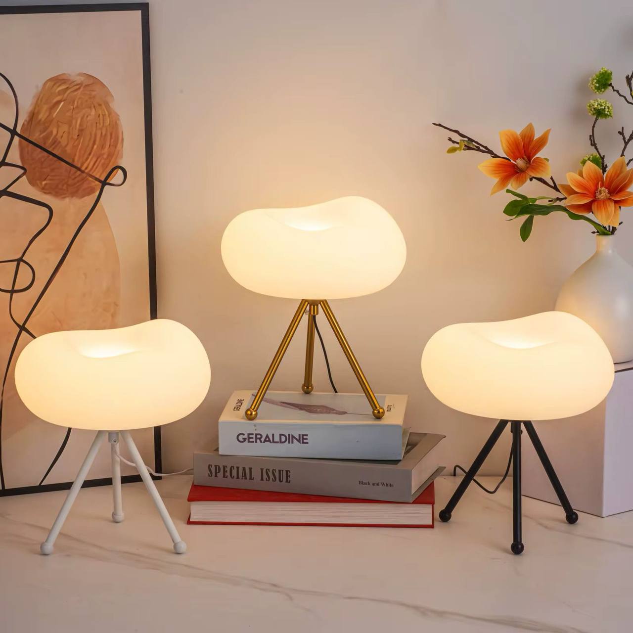Creative Luxury Tripod Cloud  Lamp