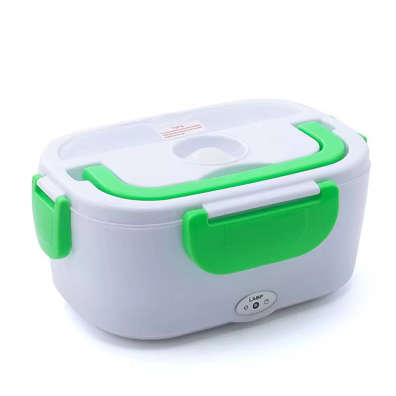 Electric Lunch Box 2 in 1 Food Heater 1.5 Litre 110V Portable Food Warmer for Car and Home Removable Stainless Steel Heated Bento Box