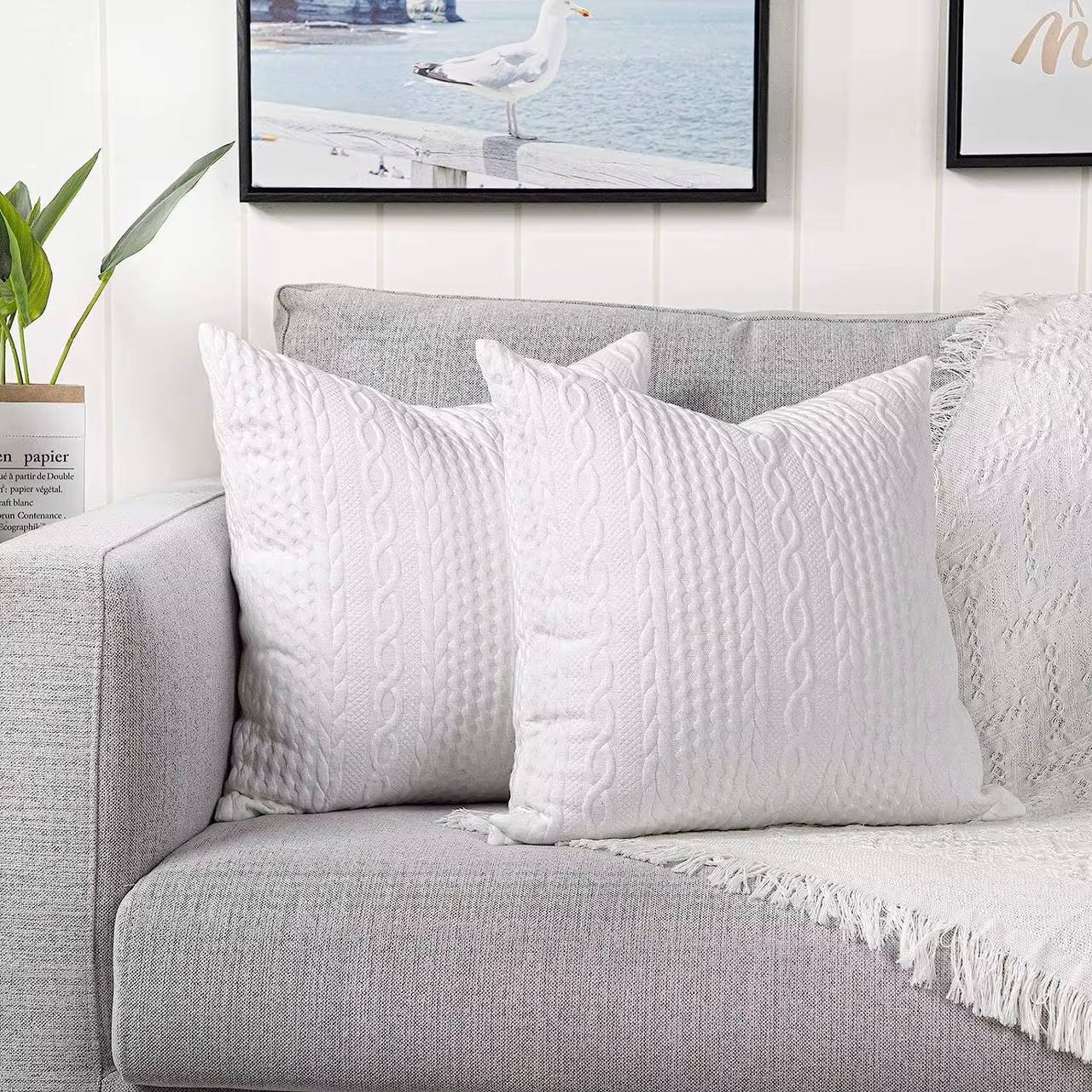 Luxury decorative throw pillow covers