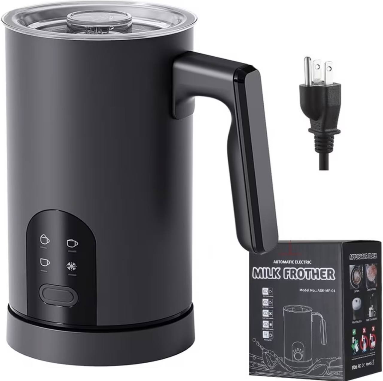Electric 4 in 1 Milk Frother and Steamer