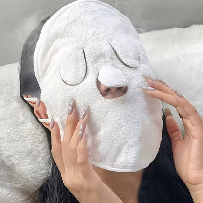 Hot compress face steam bath towel